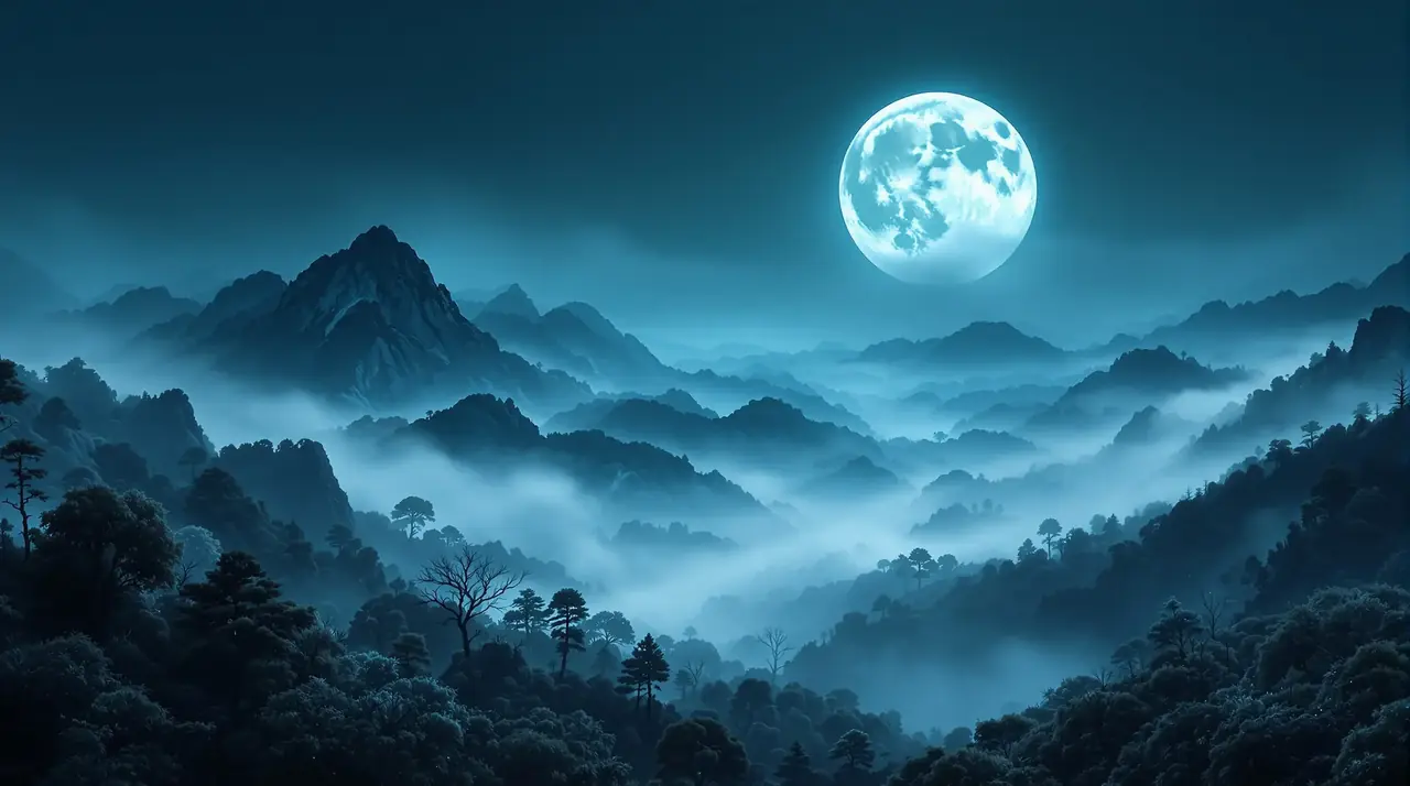 月下独酌 - 蝴蝶影视电影背景